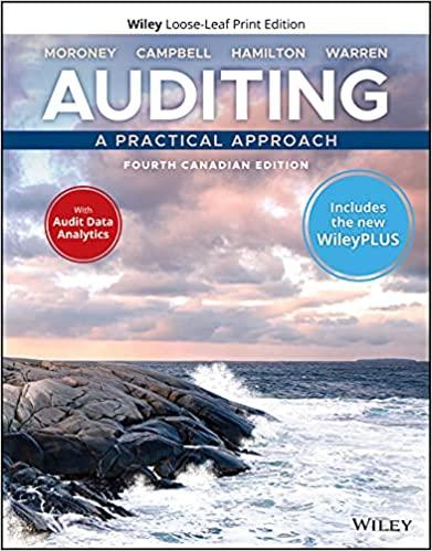 auditing a practical approach 4th canadian edition robyn moroney, fiona campbell, jane hamilton, valerie