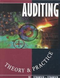 auditing theory and practice 9th edition jerry r. strawser, robert h. strawser, roger h. hermanson