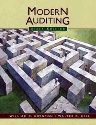 modern auditing 6th edition william c. boynton, walter g. kell 0471596876, 9780471596875