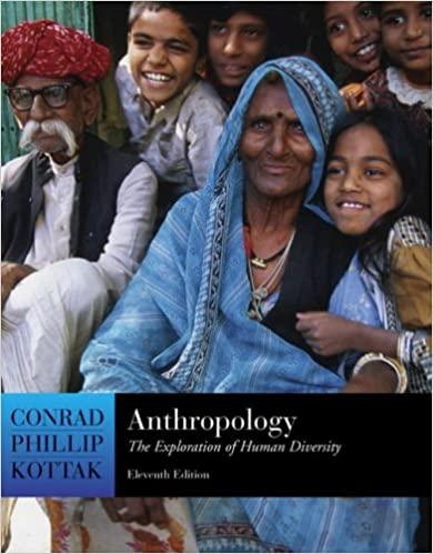 anthropology the exploration of human diversity 11th edition conrad phillip kottak 0072952482, 9780072952483