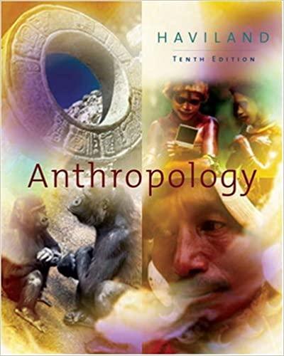 anthropology 10th edition william a. haviland 053461020x, 9780534610203