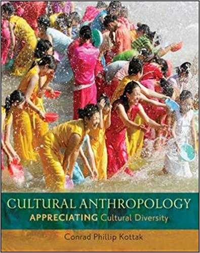 cultural anthropology appreciating cultural diversity 14th edition conrad kottak 0078116988, 9780078116988