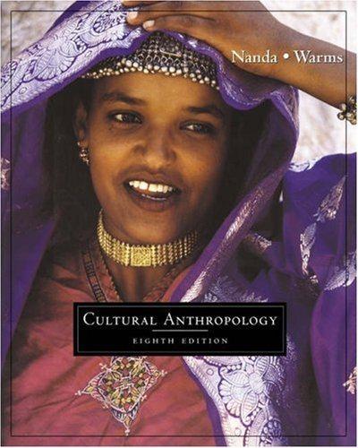 cultural anthropology 8th edition serena nanda, richard l. warms 0534614795, 9780534614799