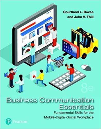 business communication essentials fundamental skills for the mobile digital social workplace 8th edition