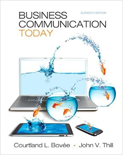 business communication today 11th edition courtland l. bovee, john v. thill 0132539551, 9780132539555