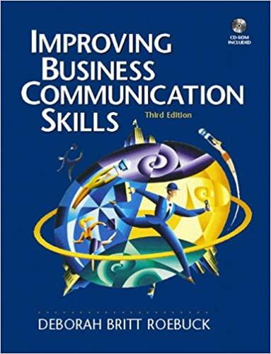 improving business communication skills 3rd edition deborah britt roebuck 0130155942, 9780130155948