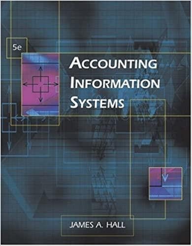 accounting information systems 5th edition james a. hall 0324312954, 9780324312959