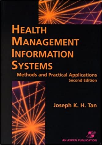 health management information systems methods and practical applications 2nd edition ph.d. tan, joseph k. h