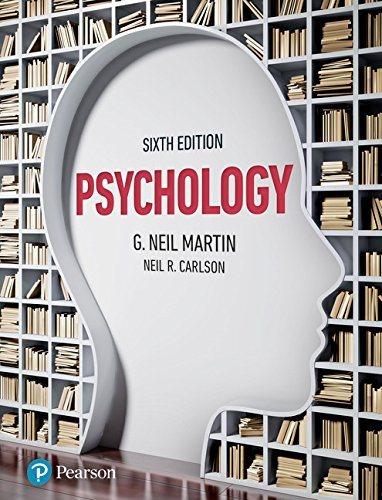 psychology 6th edition g. neil martin 1292090588, 9781292090580
