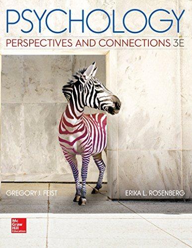 psychology perspectives and connections 3rd edition gregory j. feist, erika l. rosenberg 0077861876,