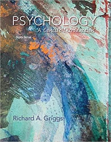 psychology a concise introduction 4th edition richard a. griggs 1429298901, 9781429298902