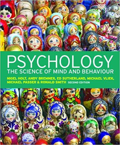 psychology the science of mind and behaviour 2nd edition nigel holt 0077136403, 9780077136406
