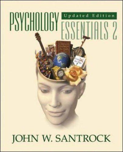 psychology essentials 2nd edition john w santrock, john santrock 0072980745, 9780072980745