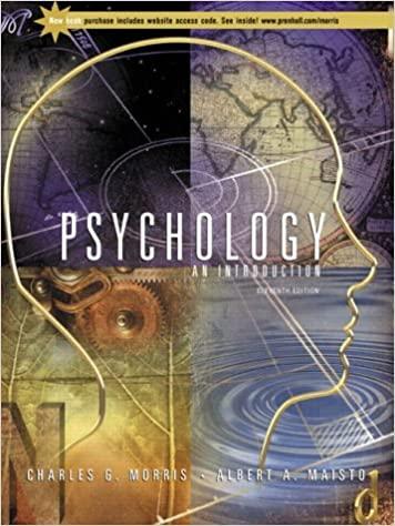 psychology an introduction 11th edition charles g. morris professor emeritus, dr. albert a. maisto