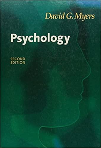 psychology 2nd edition david g. myers, d. myers 0879014008, 9780879014001