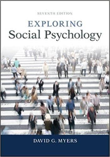 exploring social psychology 7th edition david myers 0077825454, 9780077825454