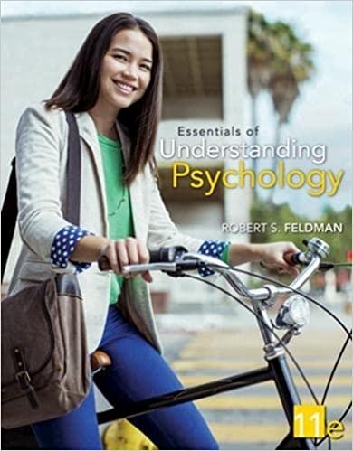 essentials of understanding psychology 11th edition by robert feldman 0077861884, 9780077861889