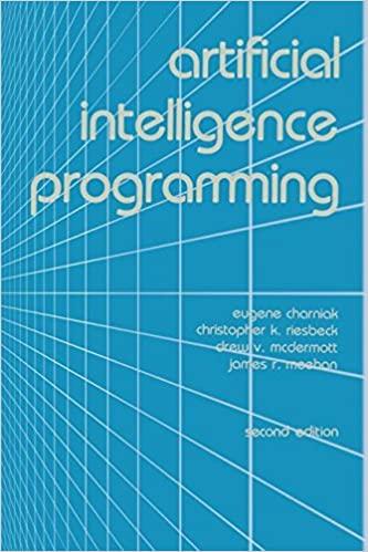artificial intelligence programming 2nd edition eugene charniak, christopher k. riesbeck, drew v. mcdermott,