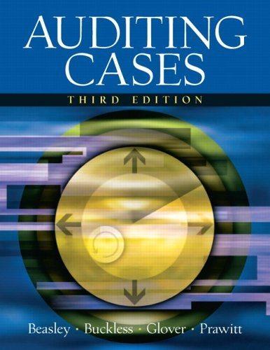 auditing cases an interactive learning approach 3rd edition mark s. beasley, frank a. buckless, steven m.