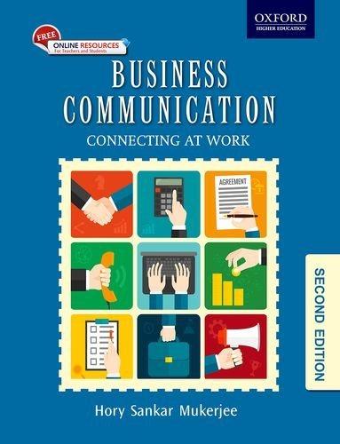 business communication connecting at work 2nd edition hory sankar mukerjee 0199463158, 9780199463152