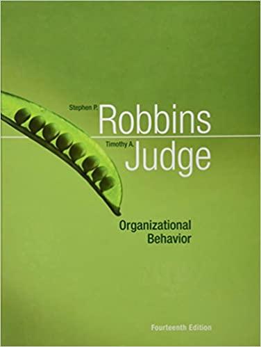 organizational behavior 14th edition stephen p. robbins, timothy a. judge 0136124011, 9780136124016