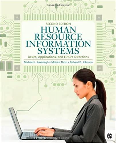 human resource information systems basics applications and future directions 2nd edition michael j. kavanagh,