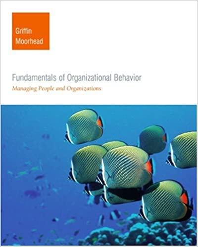 fundamentals of organizational behavior managing people and organizations 1st edition ricky w. griffin,