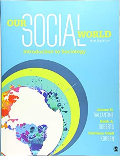 our social world introduction to sociology 6th edition jeanne h. ballantine, keith a. roberts, kathleen odell