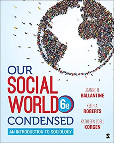 our social world condensed an introduction to sociology 6th edition jeanne h. ballantine, keith a. roberts,