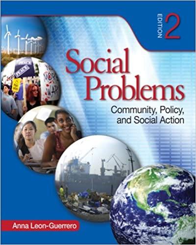 social problems community policy and social action 2nd edition anna leon, guerrero 1412959667, 9781412959667