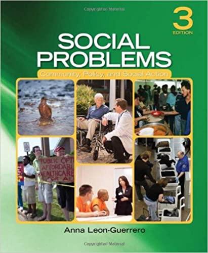 social problems community policy and social action 3rd edition anna leon, guerrero 1412988055, 9781412988056