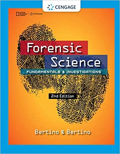 forensic science fundamentals and investigations 2nd edition anthony j. bertino, patricia bertino 1305077113,