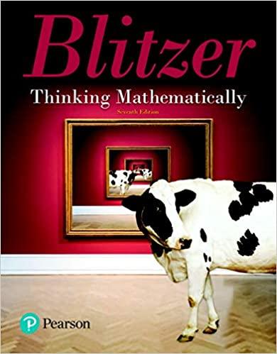 thinking mathematically 7th edition robert blitzer 0134683714, 978-0134683713
