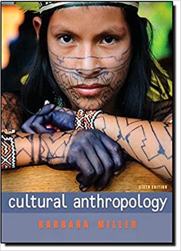 cultural anthropology 6th edition barbara d. miller 0205035183, 9780205035182