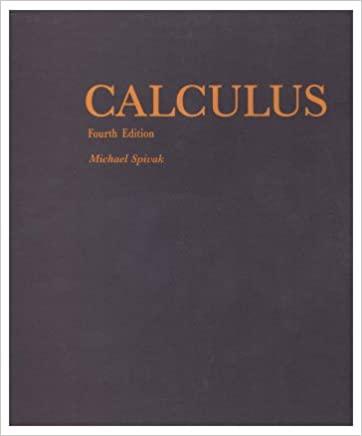 calculus 4th edition michael spivak 0914098918, 978-0914098911