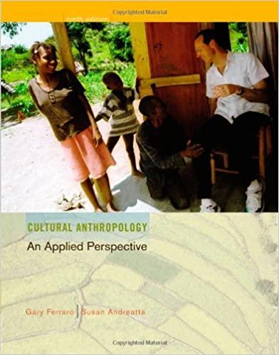 cultural anthropology an applied perspective 9th edition gary ferraro, susan andreatta 1111301514,