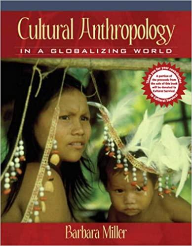 cultural anthropology in a globalizing world 1st edition barbara d. miller 020554066x, 9780205540662