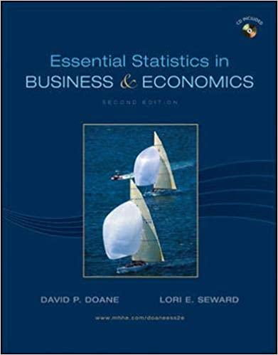 essential statistics in business and economics 2nd edition david doane, lori seward 0077312368, 9780077312367