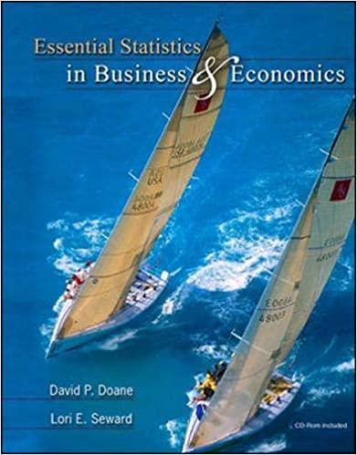 essential statistics in business and economics 1st edition david doane, lori seward 0073346934, 9780073346939