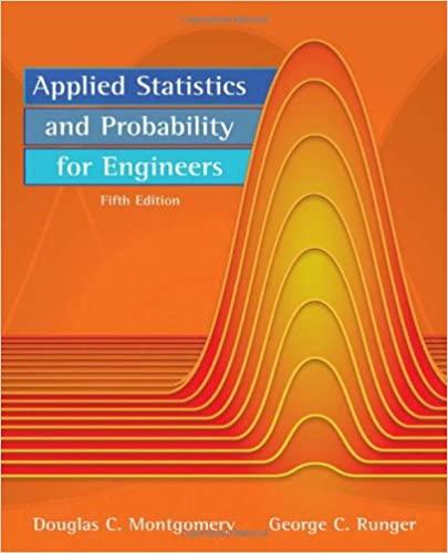 applied statistics and probability for engineers 5th edition douglas c. montgomery, george c. runger