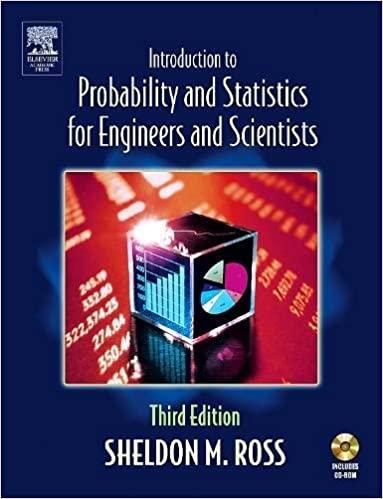 introduction to probability and statistics for engineers and scientists 3rd edition sheldon m. ross