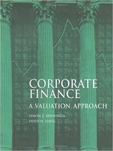 corporate finance a valuation approach 1st edition oded sarig 0070050996, 9780070050990