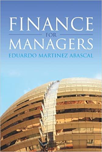 finance for managers 1st edition e. martinez abascal 0077140079, 9780077140076