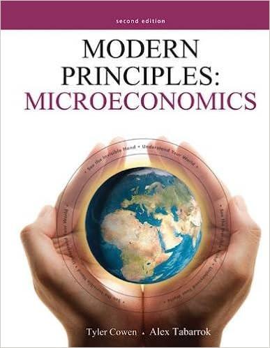 modern principles microeconomics 2nd edition tyler cowen, alex tabarrok 1429239999, 9781429239998