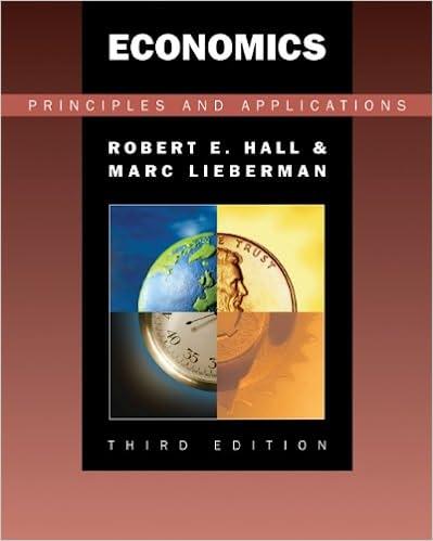 economics principles and applications 3rd edition robert e. hall, marc lieberman 0324260342, 9780324260342