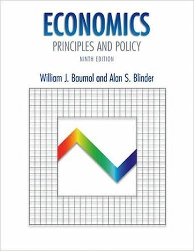 economics principles and policy 9th edition william j. baumol, alan s. blinder 0030354579, 9780030354571