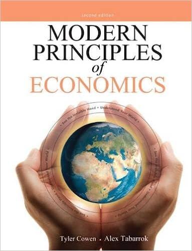 modern principles of economics 2nd edition tyler cowen, alex tabarrok 1429239972, 9781429239974