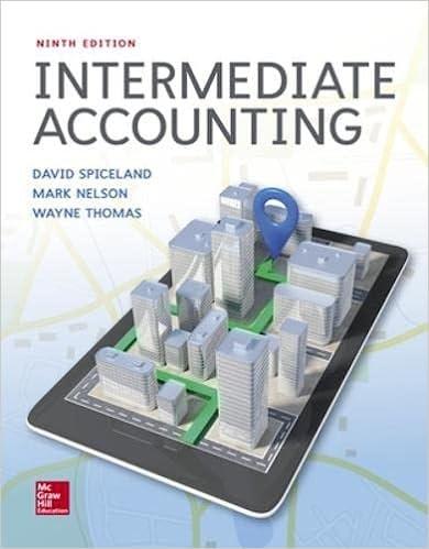 intermediate accounting 9th edition j. david spiceland, james sepe, mark nelson, wayne thomas 125972266x,