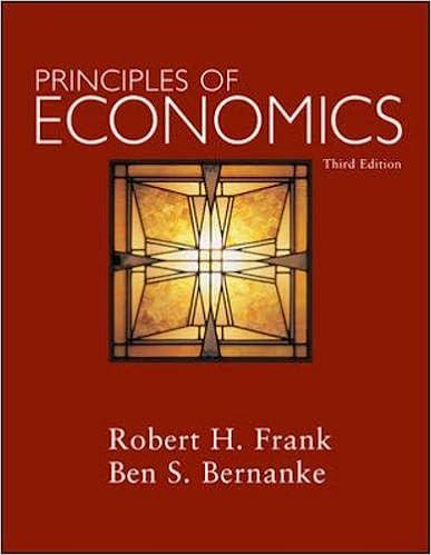 principles of economics 3rd edition robert frank, ben bernanke 0073230596, 9780073230597