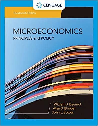 microeconomics principles and policy 14th edition william j. baumol, alan s. blinder, john l. solow